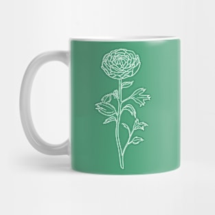 Buttercup white outlines Mug